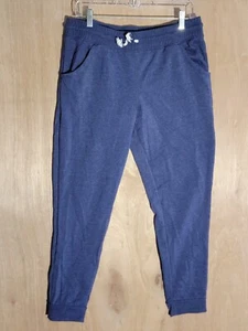 cat & jack girls sweatpants plus size XL tapered drawstring elastic waist blue - Picture 1 of 11