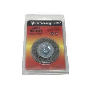 Forney Wire Brush 72727 2-Inch/50mm Coarse Wire Wheel 1/4 Inch Hex Shank New - Picture 1 of 3