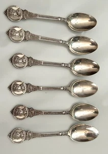 Vintage Collectible Birks Real Silver 1937 Coronation Demitasse Spoons Set of 6 - Picture 1 of 5