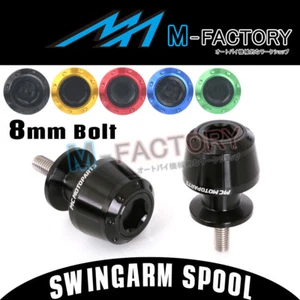 CNC Swingarm Spools Protect Fit Kawasaki Z900 2017-2019 17 18 19 - Picture 1 of 12