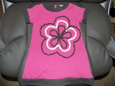 Vestido HARTSTRINGS Rosa Apliques Talla 24 Meses Niña Usado en Excelente Condición Foto 1 de 3