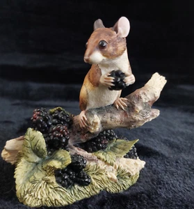 Border Fine Arts 1992 Holz Maus Times of Plenty BCM02 Figur Handarbeit Scotlan - Bild 1 von 11