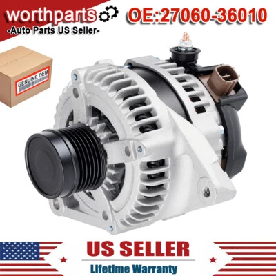Alternator For 2012 2013 2014 2015 Toyota Camry 2.5L 27060-0V010, 27060-36010 - Image 1 of 4