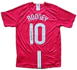 Wayne Rooney 10 Manchester United 2007-2008 - Signed Football Shirt | UCL Winner - Picture 1 of 8