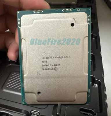 Intel Xeon Gold 6148 LGA3647 CPU Processor 2.40GHz SR3B6 20Cores 40Thread 27.5MB - Image 1 of 3