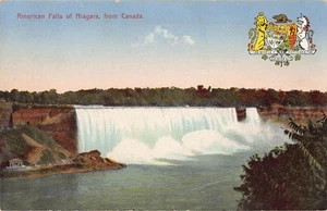 Postal de colección de las Cataratas del Niágara de las Cataratas Americanas de Canadá E.H. Leslie - Imagen 1 de 2