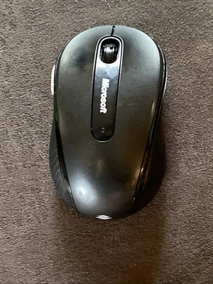 Microsoft Wireless Mobile Mouse 4000 Graphite D5D-00001 Model 1383 - Image 1 of 4