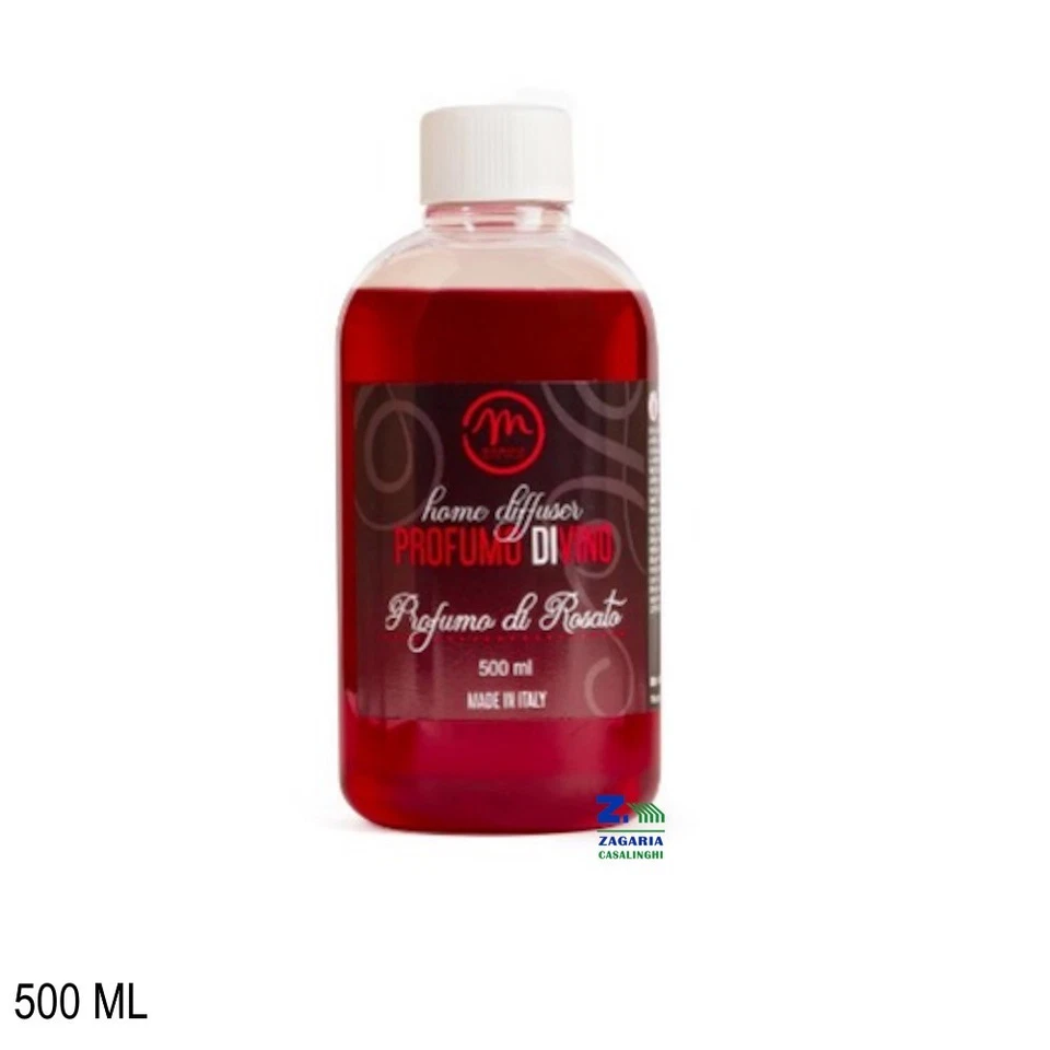 RICARICA PER DIFFUSORE DI ESSENZA 500 ml PROFUMO DI VINO FRAGRANZA ROSATO - Immagine 1 di 1