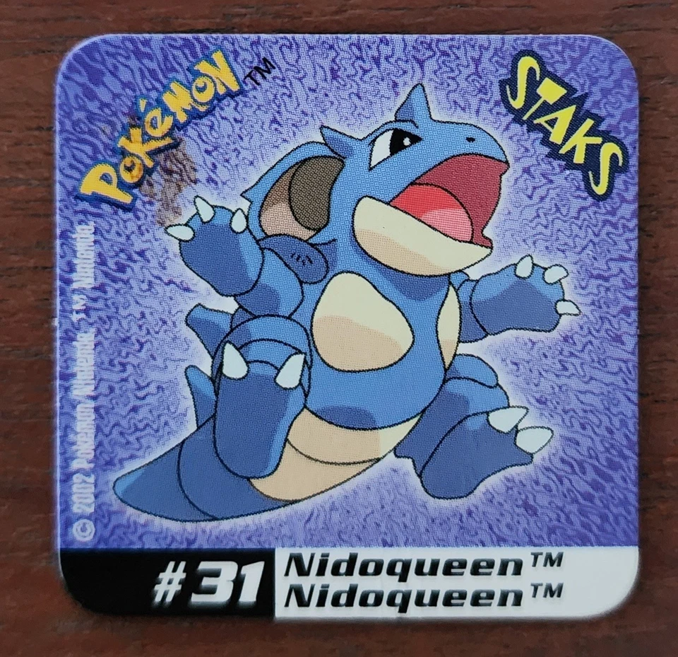 Pokemon Staks Johto League Champions #31 Nidoqueen 2002 - Photo 1/1