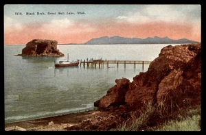 Postal Black Rock, Great Salt Lake, UT - Imagen 1 de 2