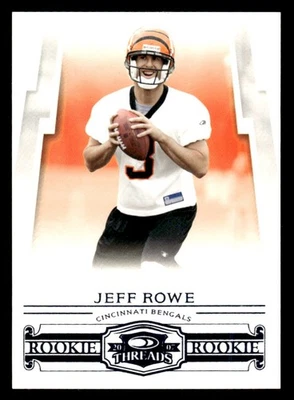 2007 Donruss Threads #169 Jeff Rowe Retail Blue #/350 - Image 1 of 2