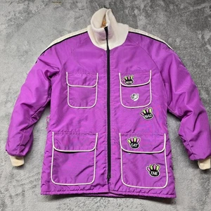 Vintage Arctic Wear Cat Puffer Jacket Womens Medium Purple Snowmobile Full Zip  - Bild 1 von 21