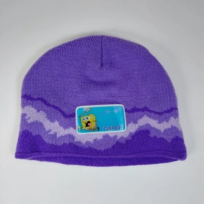 2004 Nickelodeon Spongebob Zapped Knit Beanie Hat Cap Jelly Fish Girls Size VTG - Image 1 of 4