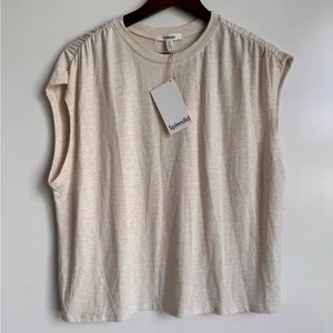 EVEREVE Splendid Damen Bluse Top Bambus Large Creme Plissee NEU luxuriös weich - Bild 1 von 7