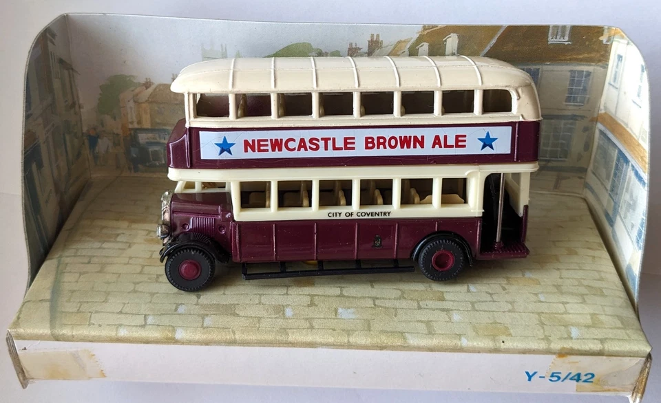 Matchbox Models of Yesteryear Newcastle Ale Bus Y5-c 1930 Leyland TITAN Td1 1 76