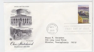 TurtlesTradingPost- Ohio Statehood 2003 #3773 FDC Artcraft Variety Cachet - Picture 1 of 1