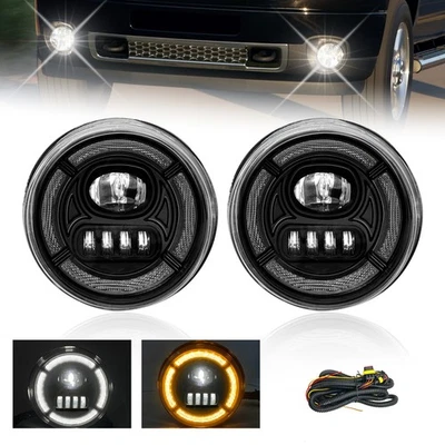 Luces antiniebla LED con DRL para GMC Sierra 1500 2007-2013 2007-2014 2500HD 3500HD Foto 1 de 4