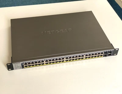 GS752TPV2 - Netgear 48 Port GbE PoE+ Smart Managed Pro Switch with 4 SFP Ports - Image 1 of 4
