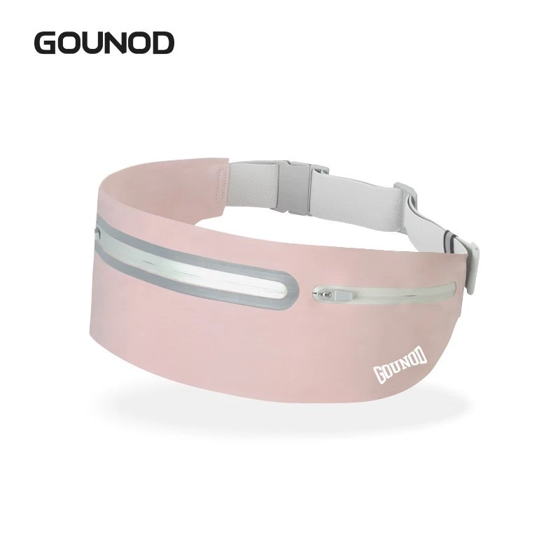 Спортивный ультра тонкий Fanny Pack талии бампер сумка ремень мешок молнии сумка водонепроницаемый работает - Изображение 1 из 4