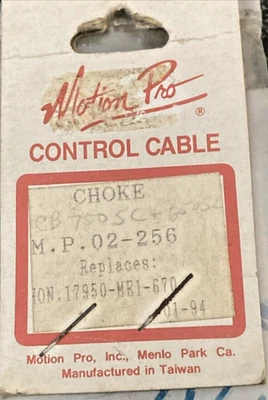 NUEVO CABLE OBTURADOR MOTION PRO 02-256, HONDA 82-83 CB750SC Foto 1 de 4
