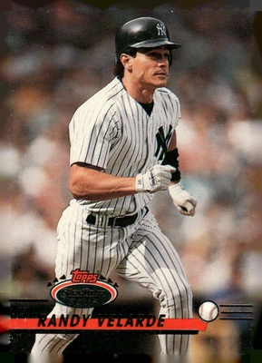 1993 Stadium Club #32 Randy Velarde New York Yankees Baseball Card - Image 1 of 2