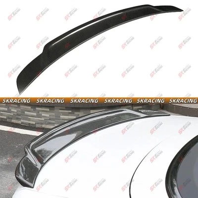 Gloss/Forged Carbon/Carbon Fiber Rear Spoiler Wing Fit FOR BMW M2 F87 2016-2021 - Изображение 1 из 4