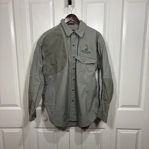 Browning Hunting Shirt Men 2XL Green Quilted Canvas Field Outdoor Snap Flaw Read - Picture 1 of 13