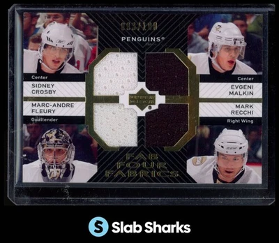 UD SERIE 2 2007 #FF-RFCM RECCHI FLEURY CROSBY MALKIN FAB CUATRO TELAS MEM/100 Foto 1 de 4