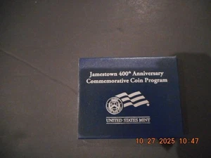2009 P Jamestown 400th Anniv Silver proof $1 - box & COA - Picture 1 of 5