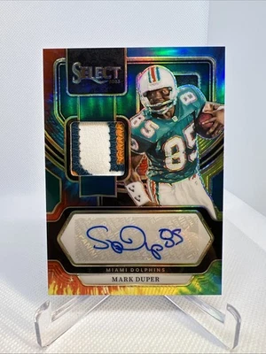 2023 Panini Select MARK DUPER Tye Dye Auto First on Print Patch # 01/25 - Image 1 of 3