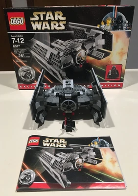 Lego 8017 Star Wars Darth Vader's TIE Fighter 2009 caja completa + instrucciones Foto 1 de 4