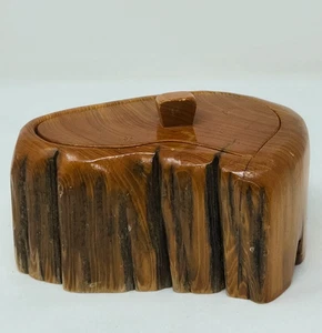 HANDGEFERTIGT VON CLIFF MIRE ZYPRESSENHOLZ 1999 SCHMUCKKÄSTCHEN - Bild 1 von 6