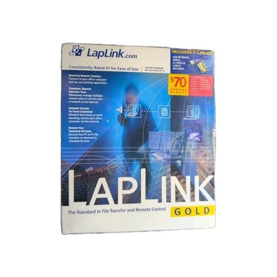 LAPLINK GOLD US LapLink Gold  Host/Remote For File Transfer / Remote Serial New - Image 1 of 4