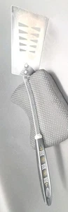 Vintage HTF ANDROCK Black Fleur de Lis MCM Stainless Steel Spatula USA - Picture 1 of 5