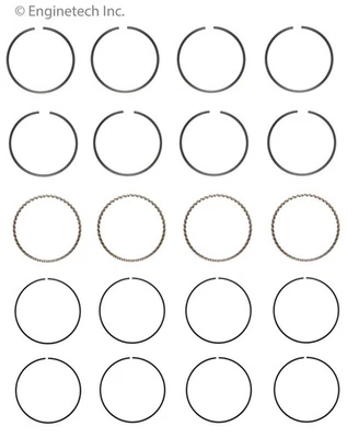 活塞环套装适用于 90-01 斯巴鲁 Impreza Legacy S96904-STD — 第 1/4 张图片