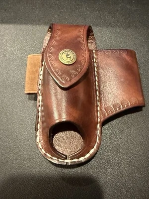 Leather EDC Multitool Sheath for Belt Leather Belt Pouch for Work Brown NWT - Image 1 of 4