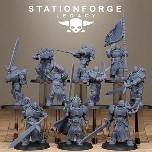 Solaris Greatswordsmen x10 - Stationforge Legacy - Picture 1 of 12