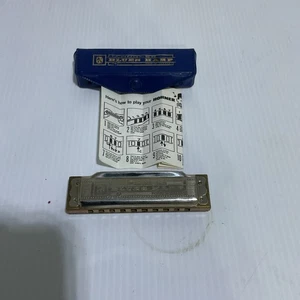 VINTAGE HOHNER MS BLUES HARP MADE IN GERMANY HARMONICA WITH CASE - Picture 1 of 4