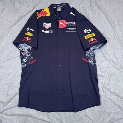 Camisa de carreras Red Bull para hombre 2XL Aston Martin F1 Formula One Team Puma camiseta de carreras Foto 1 de 4
