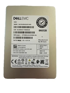 Dell 960GB SATA SSD Read Intensive 2.5in 6GB/s 6NFDV-14G - Afbeelding 1 van 1