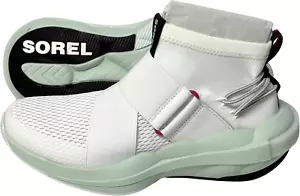 Sorel Explorer Defy Mid Shoes - NEW Womens 8 Sea Salt / Sea Sprite - #46767-FLR - Picture 1 of 5