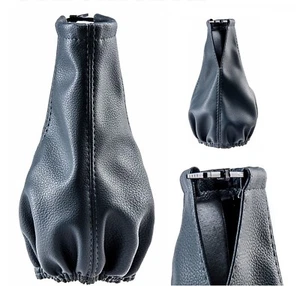 Soufflet Levier Vitesse Pommeau En Cuir Couture Noir Citroen C2 SAXO C3 C1 C5 XM - Afbeelding 1 van 5
