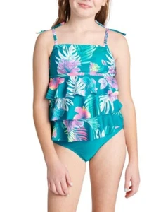 Justice Girls 1 piece & 2 Piece Tankini & Bikini Swimsuit - Picture 1 of 17