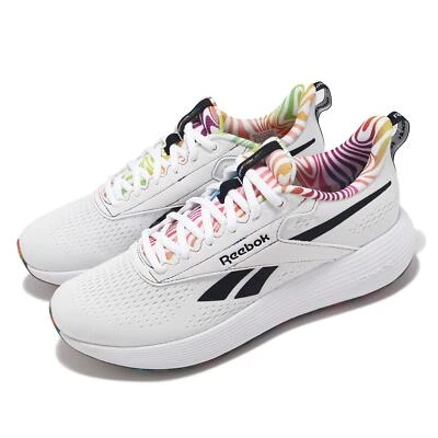 Reebok DMX Comfort Plus Foowear White Black Multi Men Unisex Casual 100074198 - Immagine 1 di 4