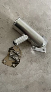 Bmw M57 M47 Aluminium Billet BMW M57 Coolant Outlet Pipe 38mm - 19mm - Picture 1 of 4