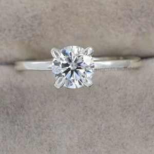 1ct Stunning Certified White Diamond Ring-Great luster-VIDEO - Picture 1 of 11