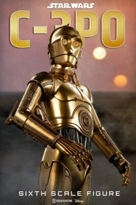 Sideshow Star Wars A New Hope C-3PO Exclusive 12" 1/6 Figure 2015 - LAST ONE - Image 1 of 4