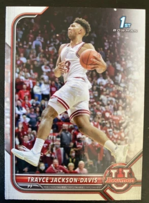 Trayce Jackson-Davis 2002 1st Bowman University Prospect #40 - Image 1 of 2