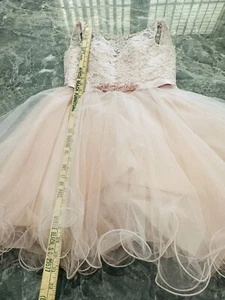 Morilee Madeline Gardner Pink Embellished Formal Dress SZ 0 Prom Bridal $600 - Picture 1 of 11