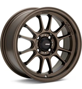 15x8 +35 Konig Hypergram 4x100 Race Bronze Wheels (Set of 4) - Picture 1 of 2